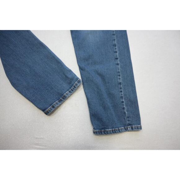 Levi's 505 Regular Fit Straight Stretch Rugged Denim Blue Jeans Mens Sz 38 x 30 - Picture 3 of 11